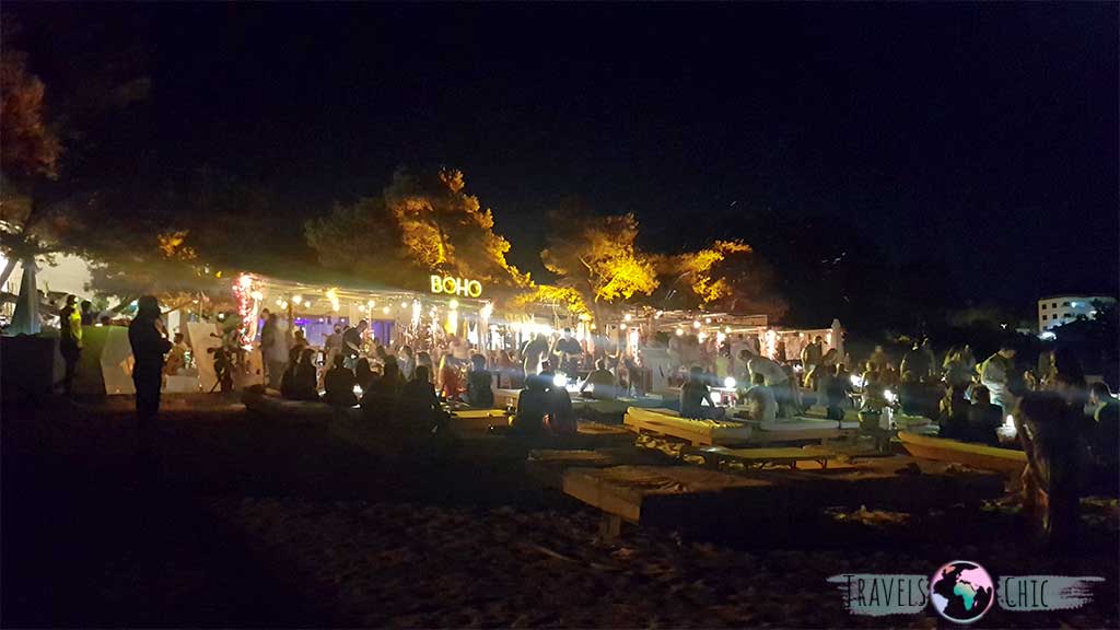 Foto de Alma Beach Club Ibiza en una fiesta privada nocturna
