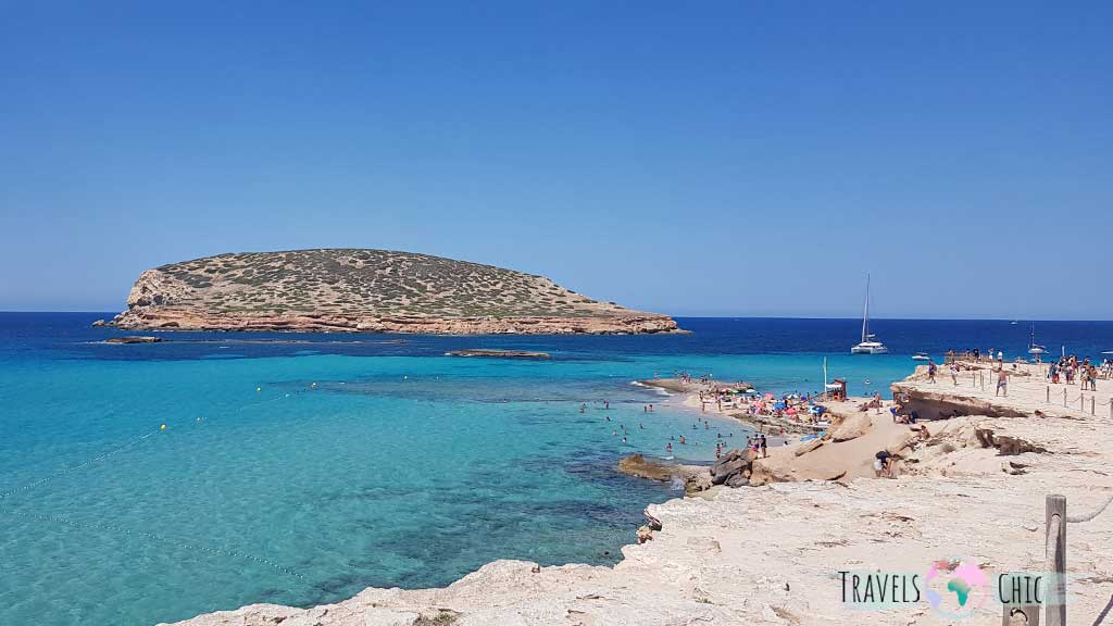 Vistas a Cala Conta Ibiza
