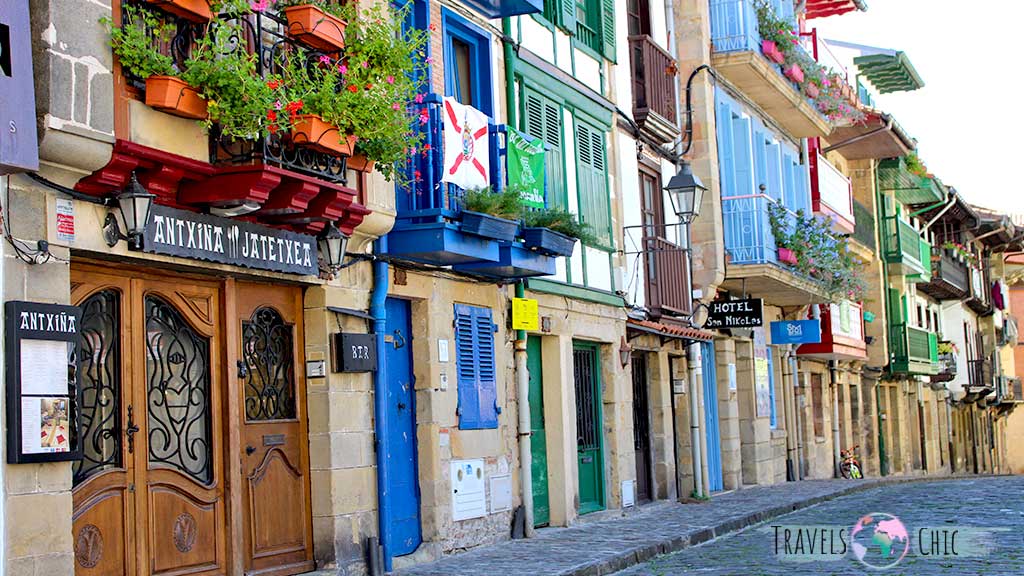 Casas de colores que ver en Hondarribia