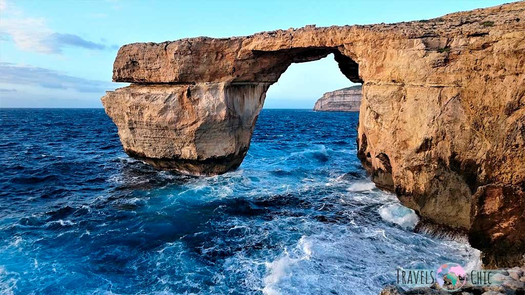La ventana azul de Gozo