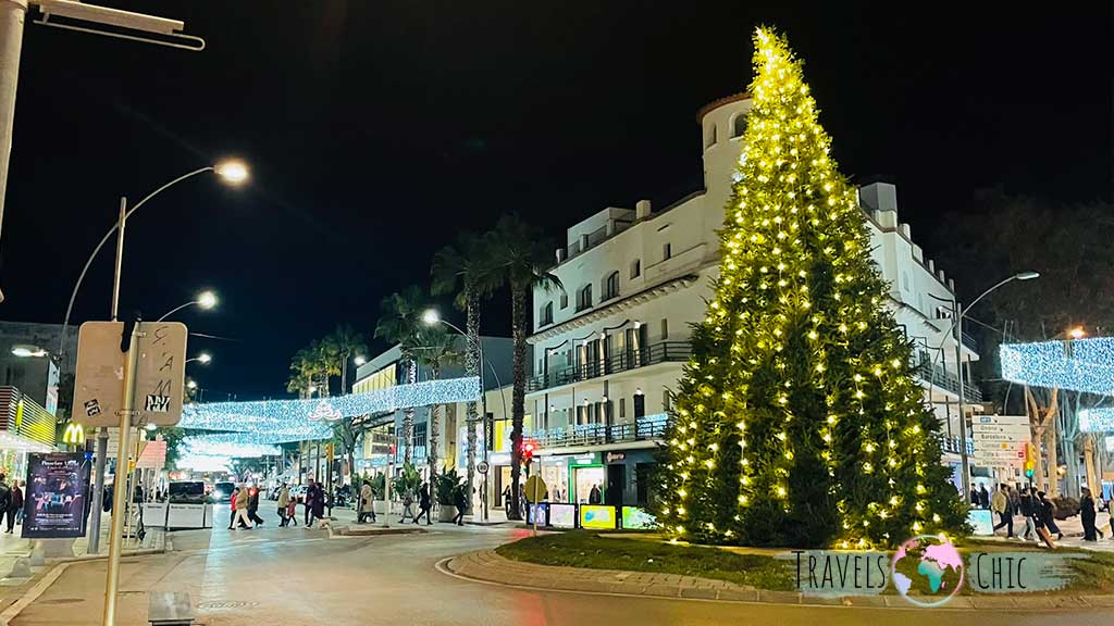 Paseo de tiendas en Platja d'Aro