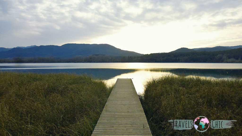 Puesta de sol en Banyoles