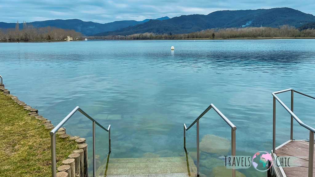 Zona de baño en Banyoles
