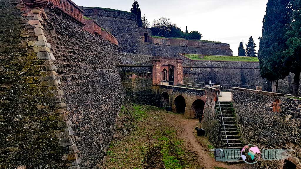 Interior del Castillo de Hostalric
