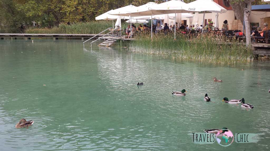 Vistas desde el restaurante de Bañolas