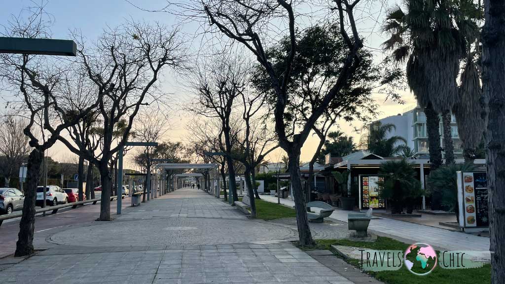 Paseo maritimo Santa Susanna