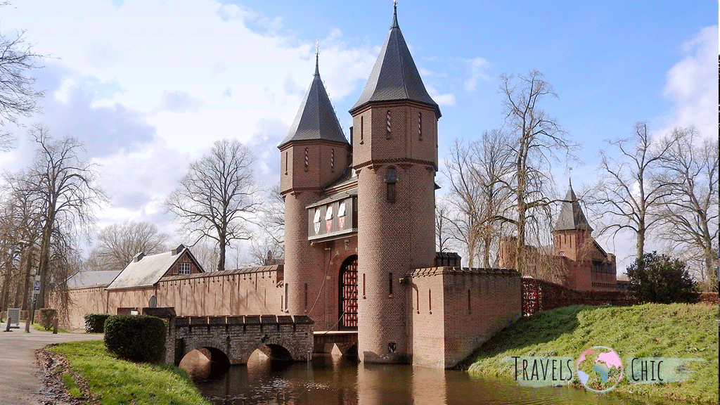 De Haar Castle near Utrecht, the largest castle in the Netherlands