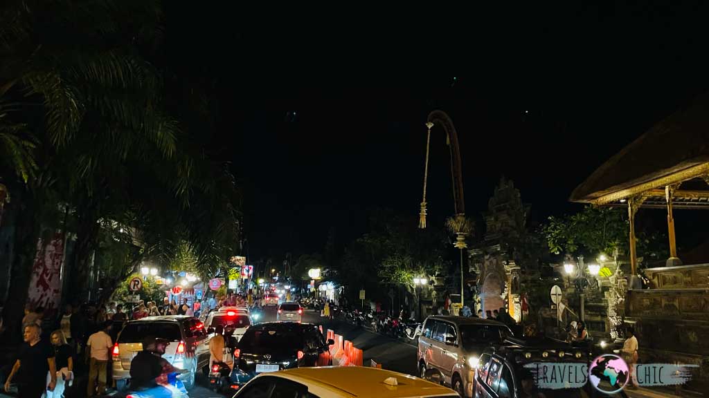 trafico en ubud centro