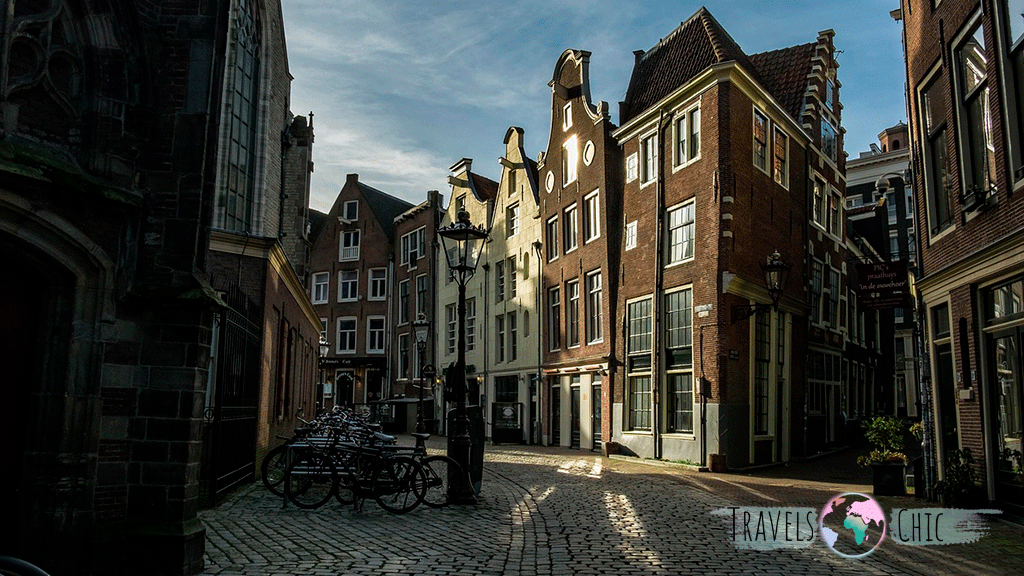 Calles empedradas de Amsterdam