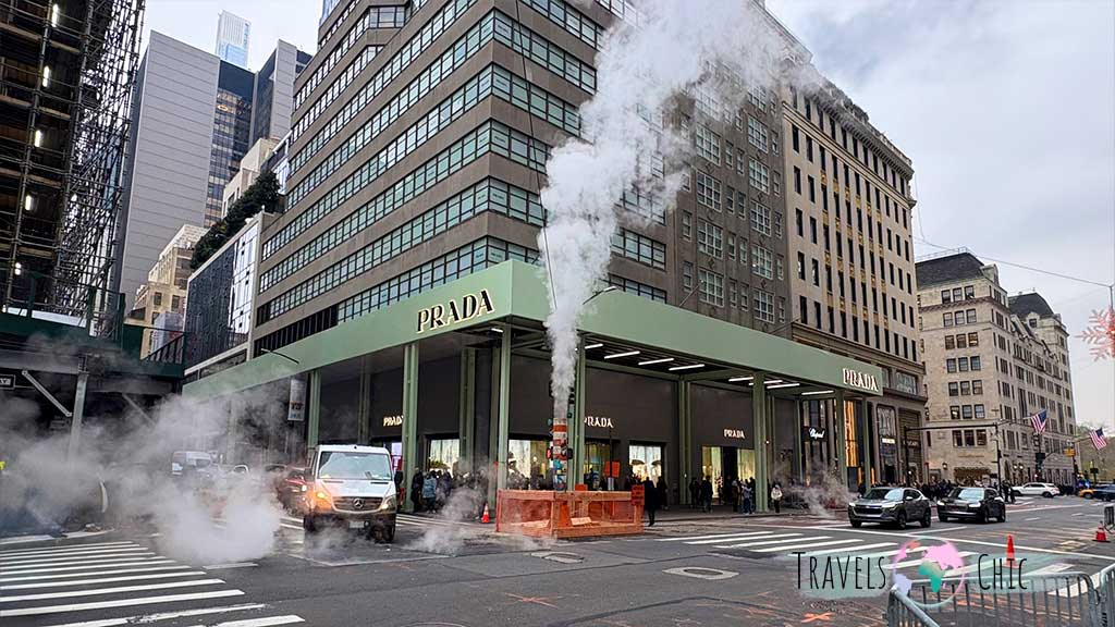 Humo alcantarillas Nueva York