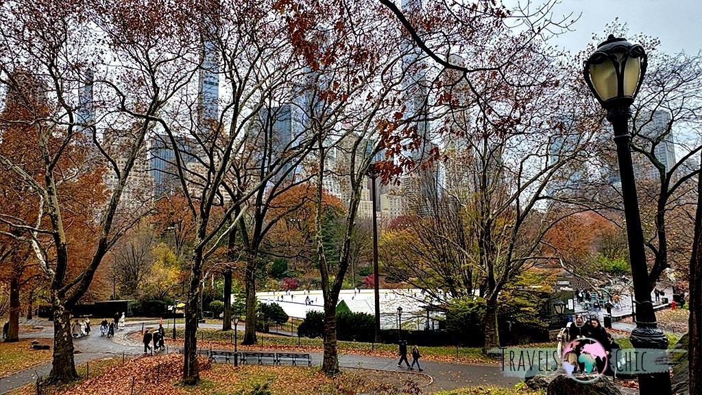 Pista de patinaje sobre hielo en Central Park