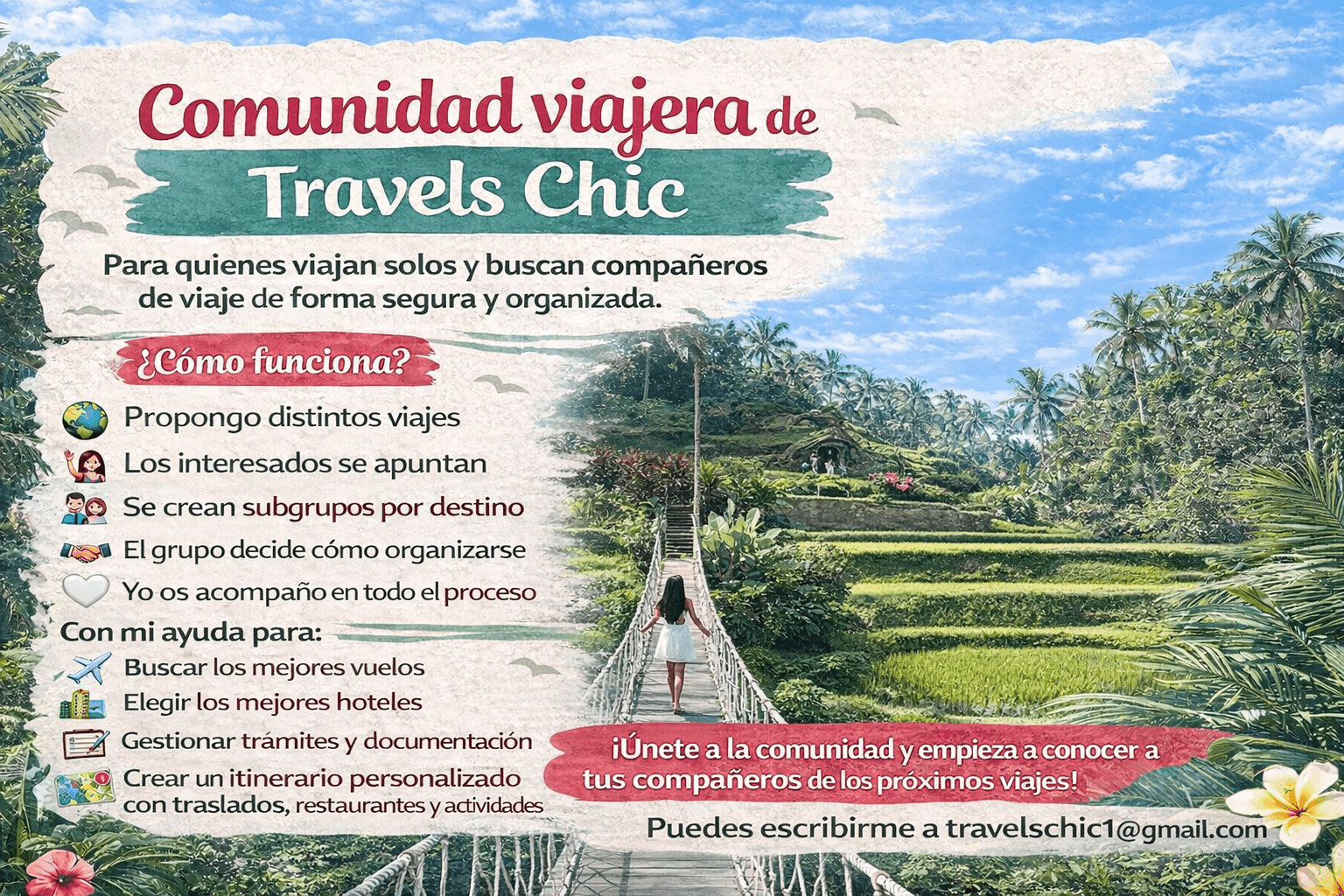 Comunidad viajera de Travels Chic