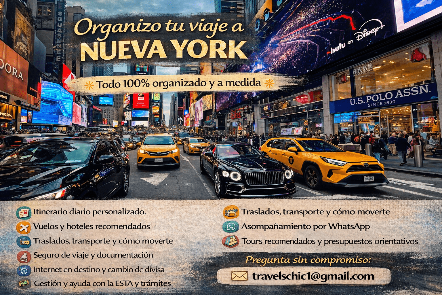 Organizar viaje a Nueva York