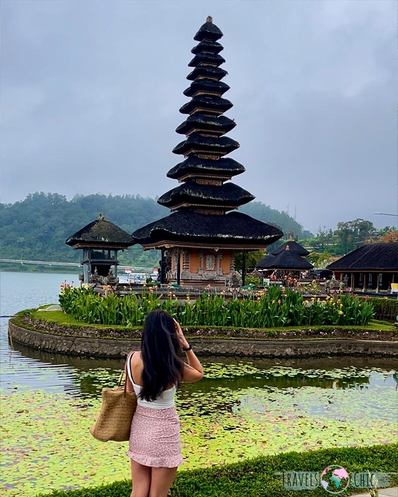 Yo en el templo del agua