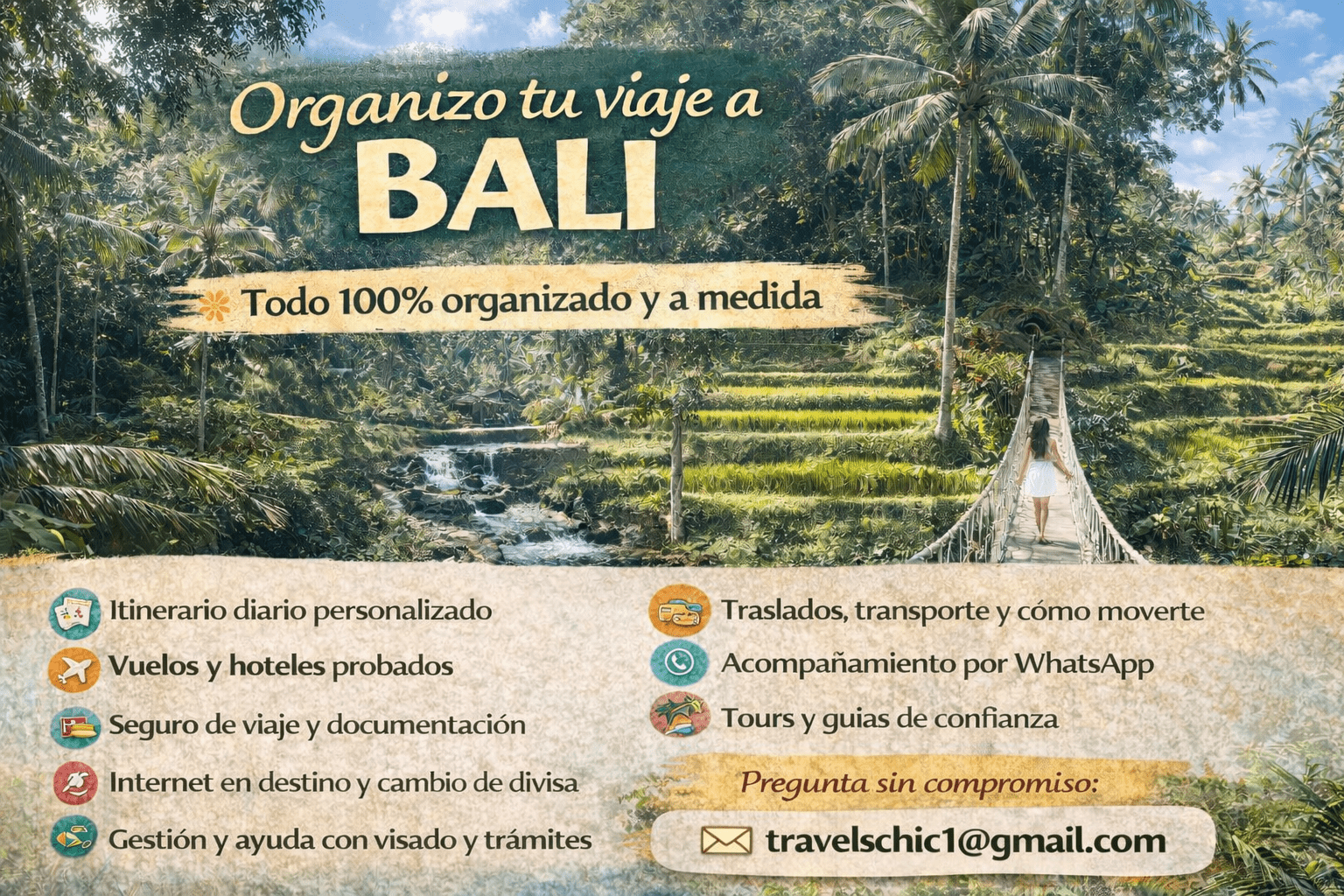 Viaje organizado a Bali