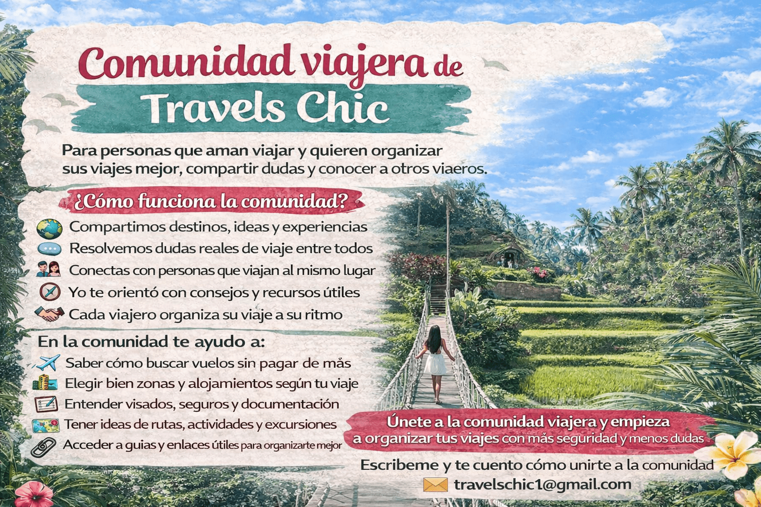 Comunidad viajera Travels Chic
