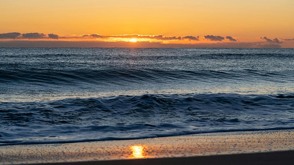 Puesta de Sol en la playa de El Saler Valencia