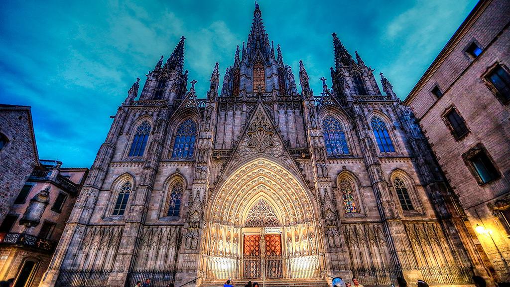 Barrio Gótico de noche