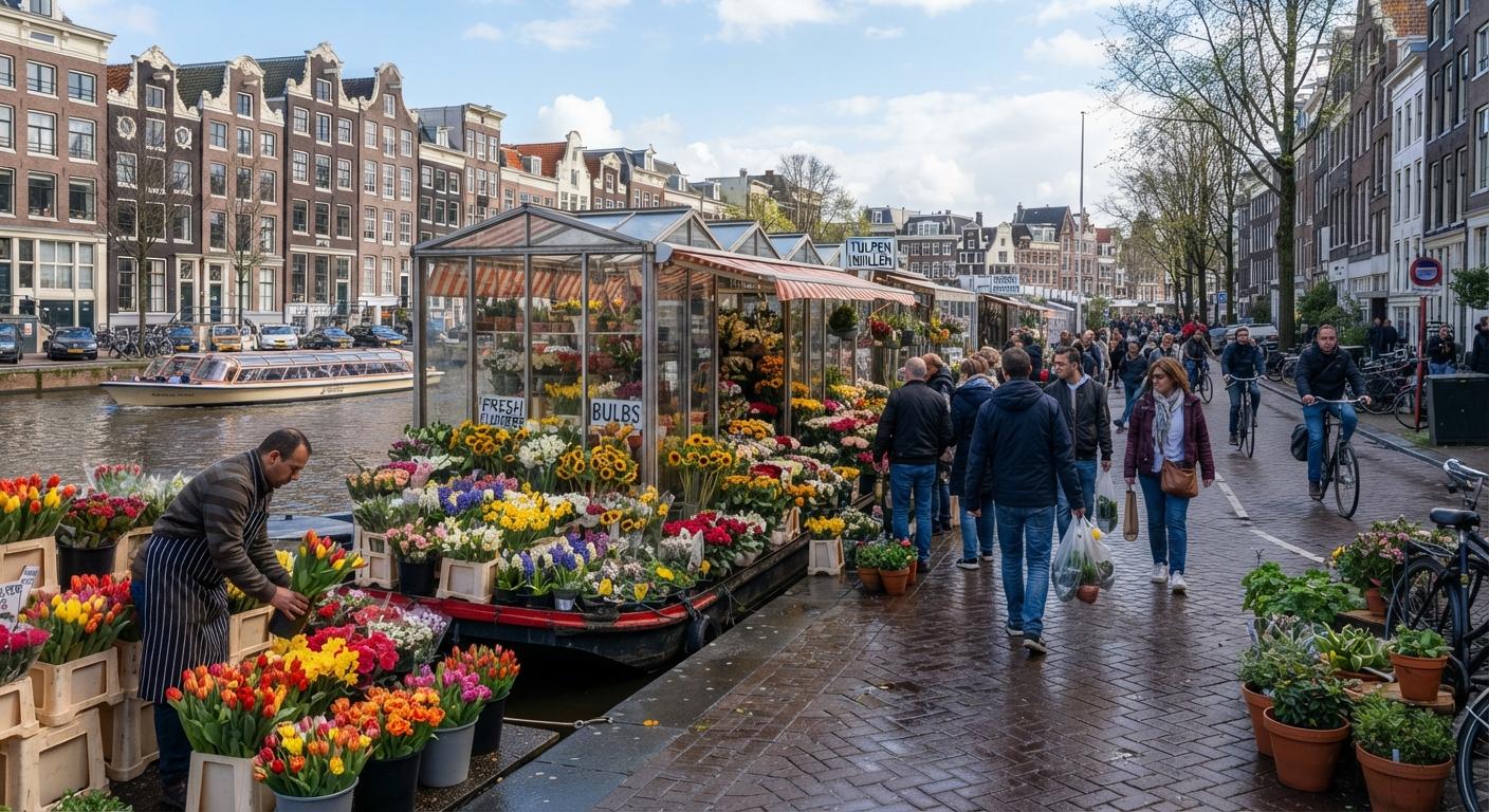 Mercado de las Flores Ámsterdam cómo llegar